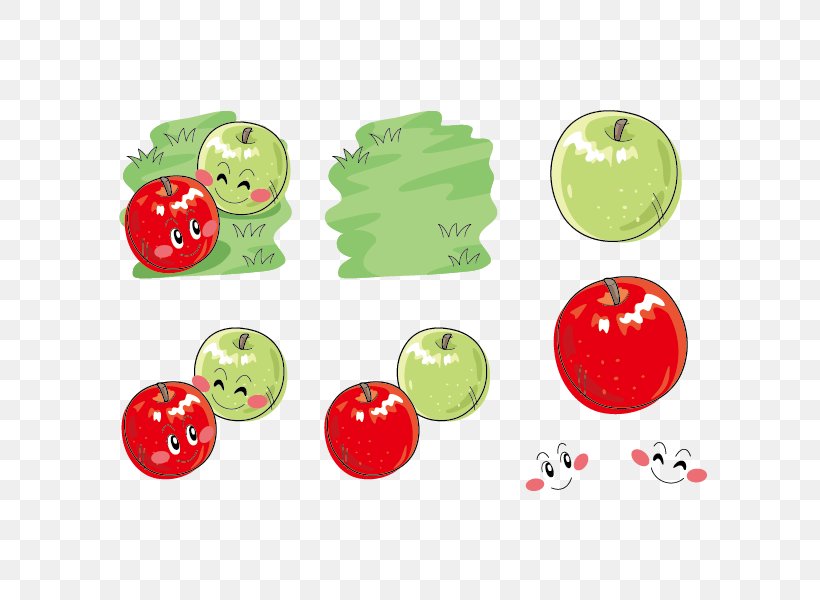Apple Cartoon, PNG, 600x600px, Apple, Cartoon, Cyan, Food, Fruit Download Free