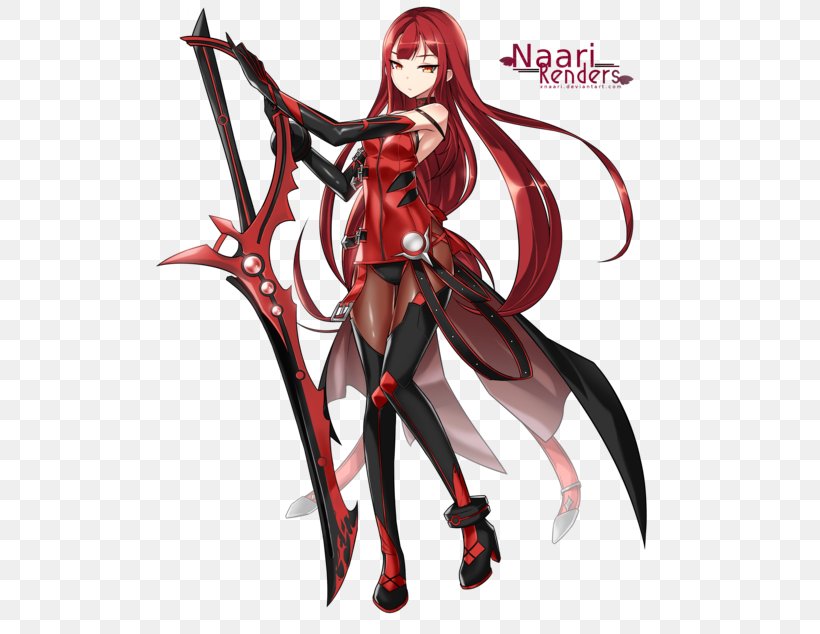 Crimson Avenger Elesis Character Art, PNG, 600x634px, Watercolor, Cartoon, Flower, Frame, Heart Download Free