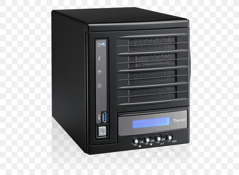 Thecus Network Storage Systems Computer Servers Data Intel Atom, PNG, 600x600px, Thecus, Backup, Computer Case, Computer Component, Computer Servers Download Free