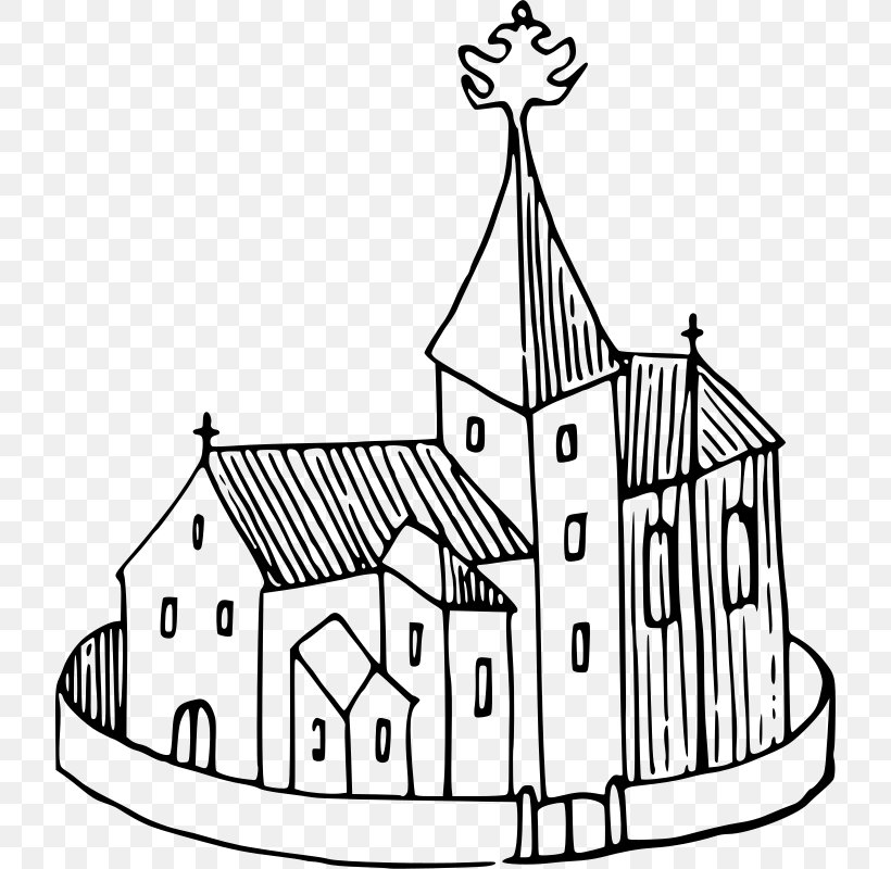 Chantry Black And White Line Art Clip Art, PNG, 720x800px, Chantry, Area, Artwork, Black And White, Building Download Free