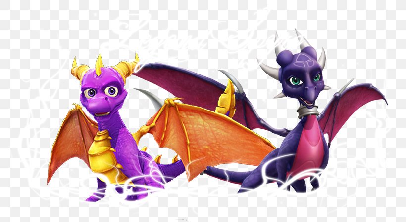 Dragon The Legend Of Spyro: Darkest Hour Cartoon Figurine, PNG, 800x450px, Dragon, Cartoon, Computer, Fictional Character, Figurine Download Free