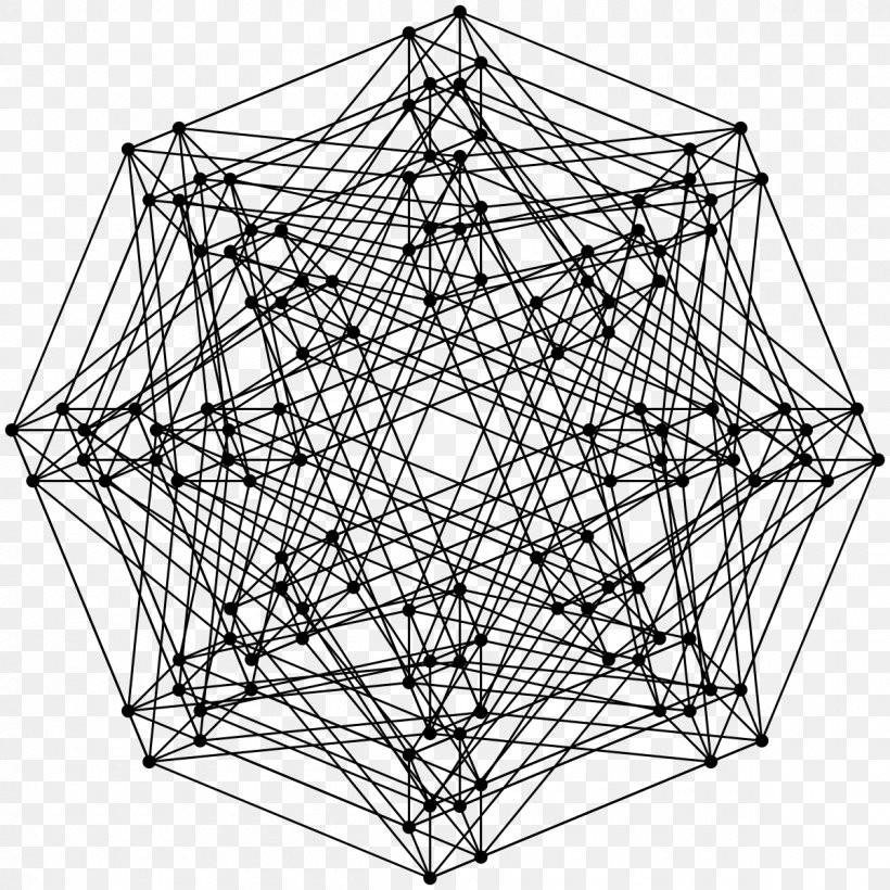 Hypercube Dimension 7-cube 6-cube, PNG, 1200x1200px, Hypercube, Area, Black And White, Cube, Dimension Download Free