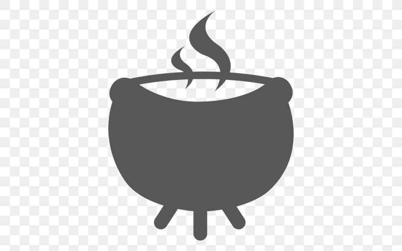 Kettle Cauldron Clip Art, PNG, 512x512px, Kettle, Black And White, Cauldron, Crock, Cup Download Free