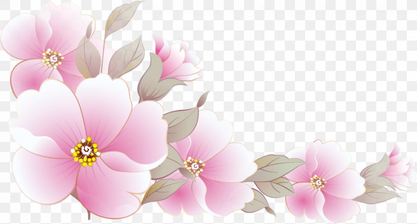 Cartoon, PNG, 914x493px, Cartoon, Blossom, Branch, Cherry Blossom, Designer Download Free