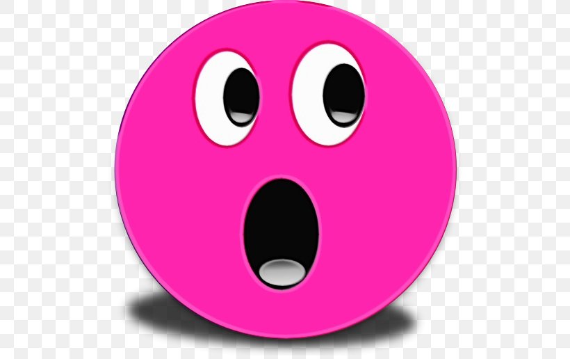 Pink Circle, PNG, 512x516px, Watercolor, Button, Cartoon, Emoticon, Magenta Download Free