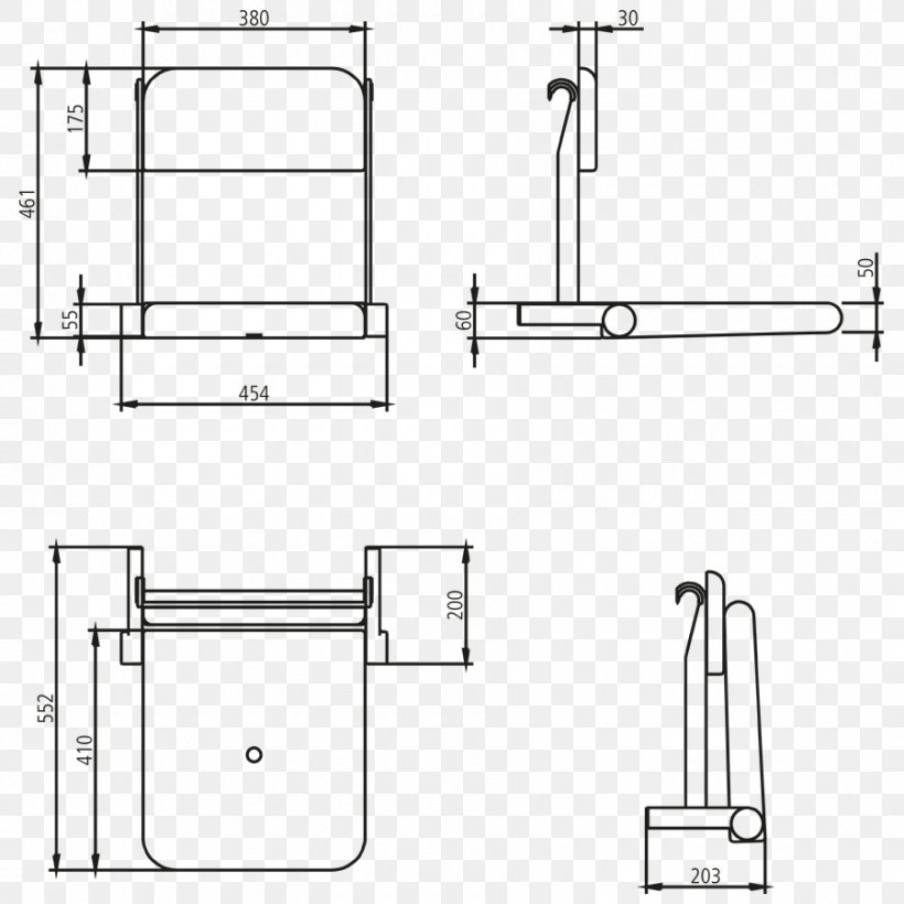 Technical Drawing Door Handle Diagram, PNG, 900x900px, Technical Drawing, Area, Artwork, Black And White, Diagram Download Free