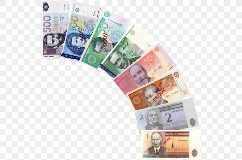 Banknote Estonian Kroon 1 Kroon Economy Of Estonia, PNG, 543x544px, Banknote, Cash, Currency, Estonia, Estonian Download Free