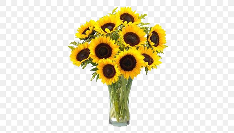 Common Sunflower Flower Bouquet Sunflower Seed Clip Art, PNG, 400x466px, Common Sunflower, Birthday, Cut Flowers, Daisy Family, Floral Design Download Free