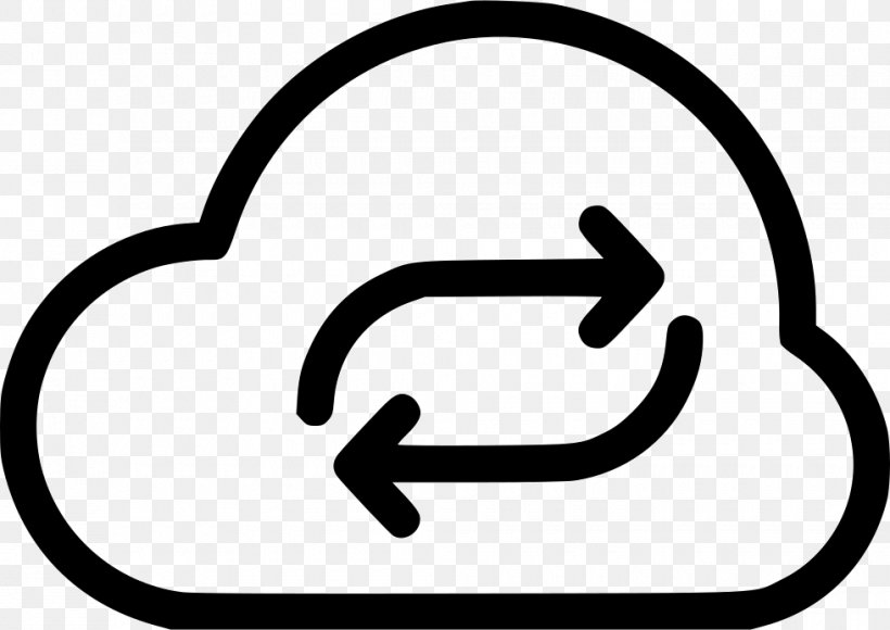 Cloud Computing Cloud Storage Clip Art, PNG, 980x694px, Cloud Computing, Area, Black And White, Box, Brand Download Free