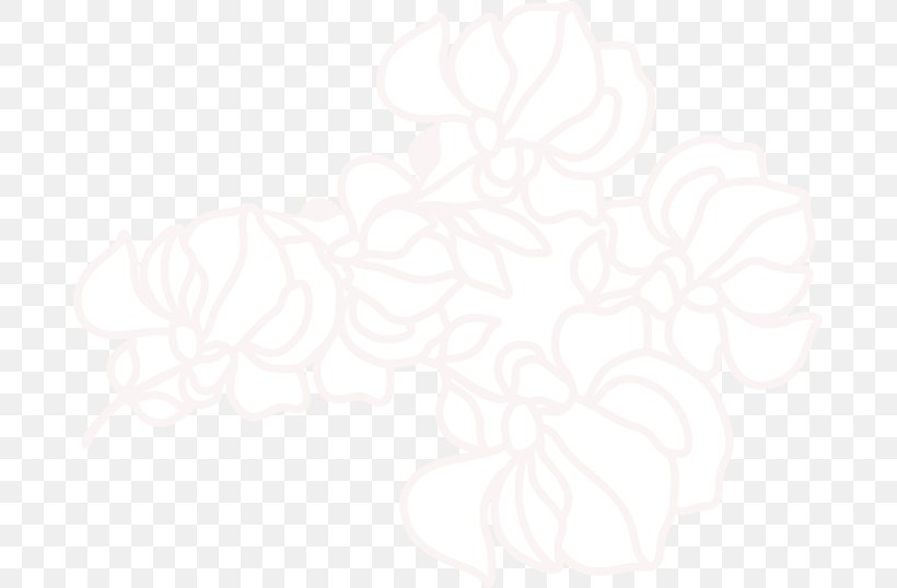 White Line Art Font, PNG, 685x538px, White, Black And White, Flower, Leaf, Line Art Download Free