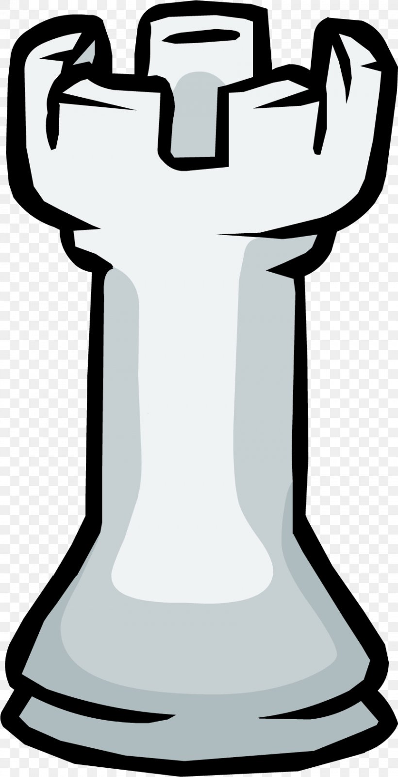 Chess Piece Club Penguin Rook Castling, PNG, 861x1679px, Chess, Artwork, Black And White, Castling, Chess Piece Download Free