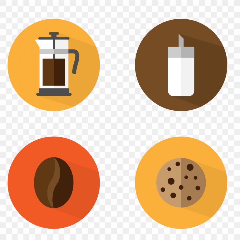 Coffee Vector Graphics Design Image, PNG, 2000x2000px, Coffee, Brand, Coffee Bean, Coreldraw, Dessert Download Free