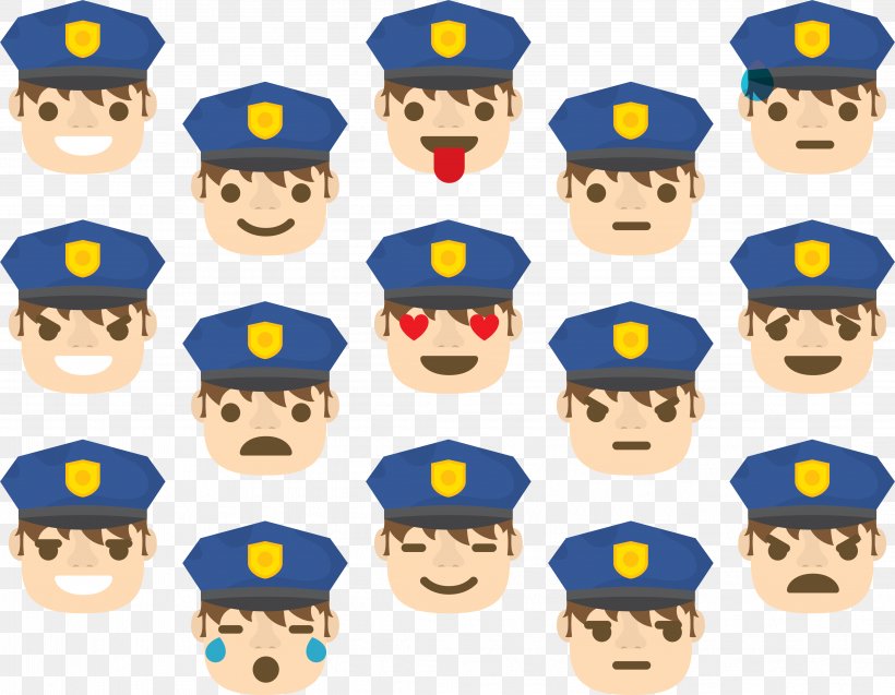 Emoticon Police Officer Smiley U5211u4e8bu8b66u5bdf, PNG, 4224x3282px, Emoticon, Cartoon, Head, Headgear, Organization Download Free