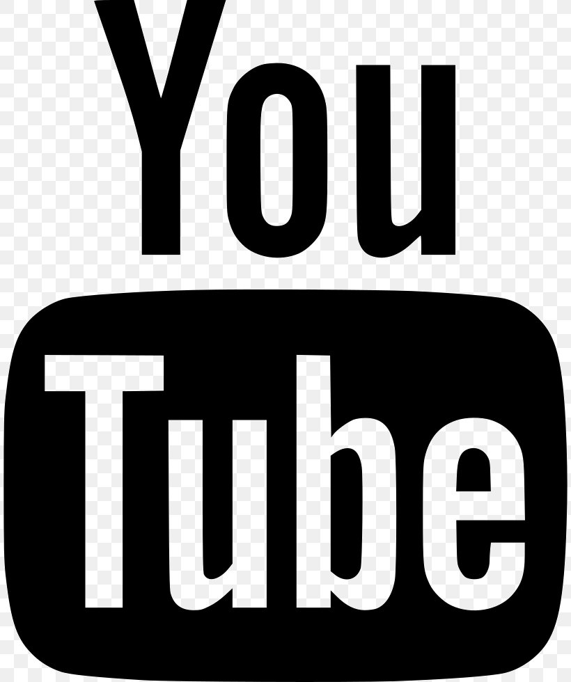 YouTube Logo Black And White, PNG, 810x980px, Youtube, Area, Black And White, Brand, Color Download Free
