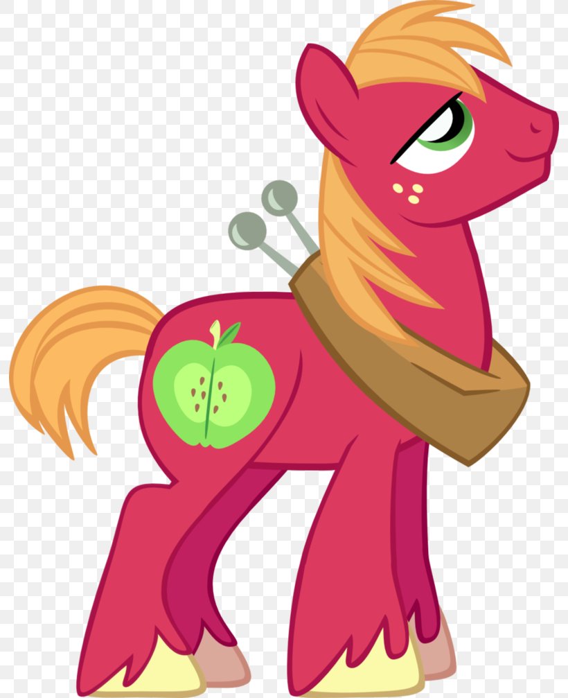 Big McIntosh Applejack Pony Rainbow Dash Rarity, PNG, 794x1007px, Watercolor, Cartoon, Flower, Frame, Heart Download Free
