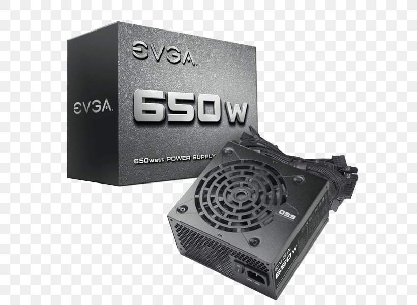 Power Supply Unit EVGA Corporation 80 Plus Power Converters ATX, PNG, 600x600px, 80 Plus, Power Supply Unit, Atx, Computer, Computer Component Download Free