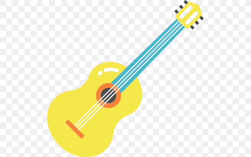 Acoustic Guitar Ukulele Flamenco Guitar Clip Art, PNG, 512x512px, Watercolor, Cartoon, Flower, Frame, Heart Download Free