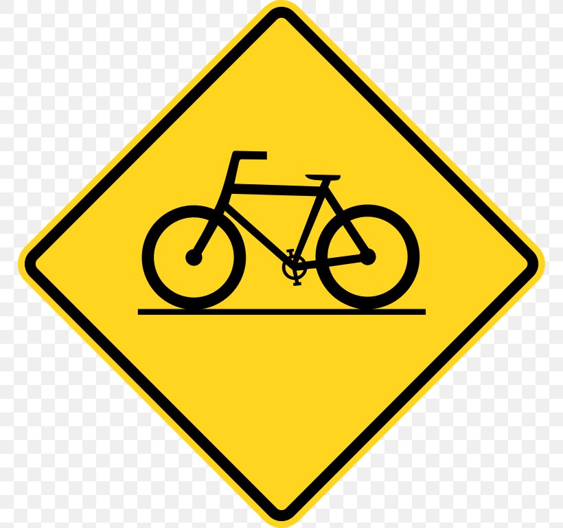 Bicycle Traffic Sign Warning Sign Cycling, PNG, 768x768px, Bicycle, Area, Bicyclefriendly, Cycling, Pedestrian Download Free