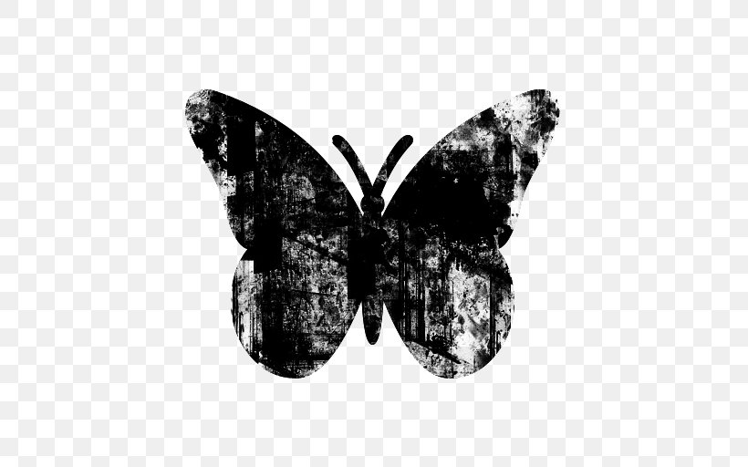 Butterfly Change Color Clip Art, PNG, 512x512px, Butterfly, Arthropod, Black And White, Brush Footed Butterfly, Butterflies And Moths Download Free