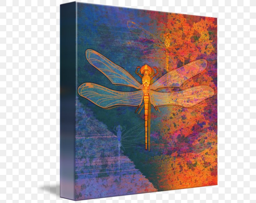 Insect Modern Art Gallery Wrap Pollinator, PNG, 589x650px, Insect, Art, Canvas, Gallery Wrap, Greeting Download Free