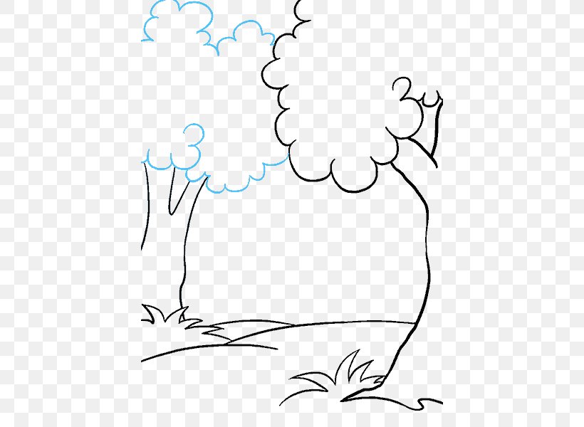 Line Art Drawing Cartoon How To Draw Trees Sketch, PNG, 678x600px, Watercolor, Cartoon, Flower, Frame, Heart Download Free