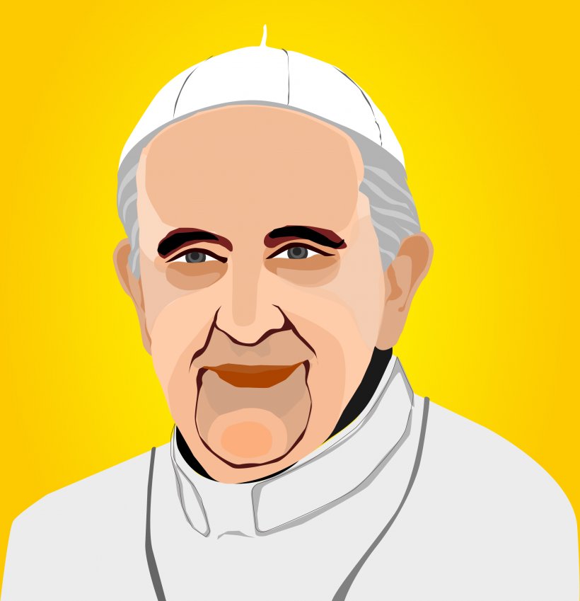 Pope Francis Evangelii Gaudium Clip Art, PNG, 2317x2400px, Pope Francis, Art, Beard, Cartoon, Catholic Church Download Free