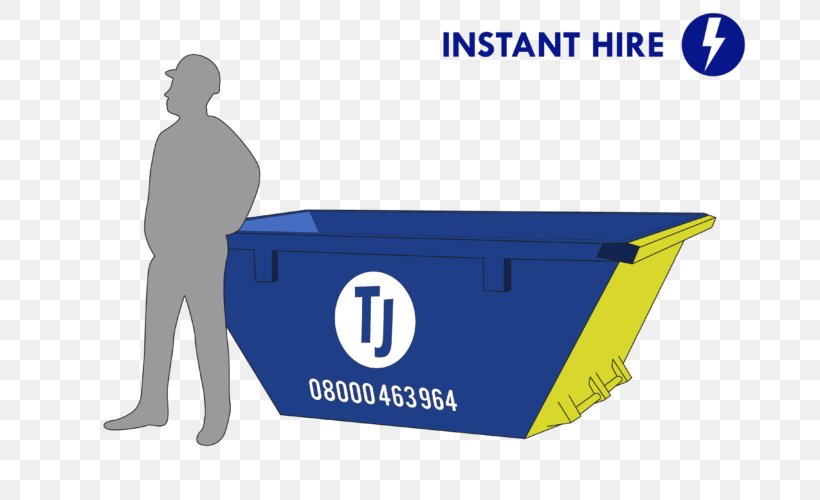 Skip Waste Recycling Building Dumpster Rental, PNG, 750x500px, Skip, Area, Banner, Blue, Brand Download Free
