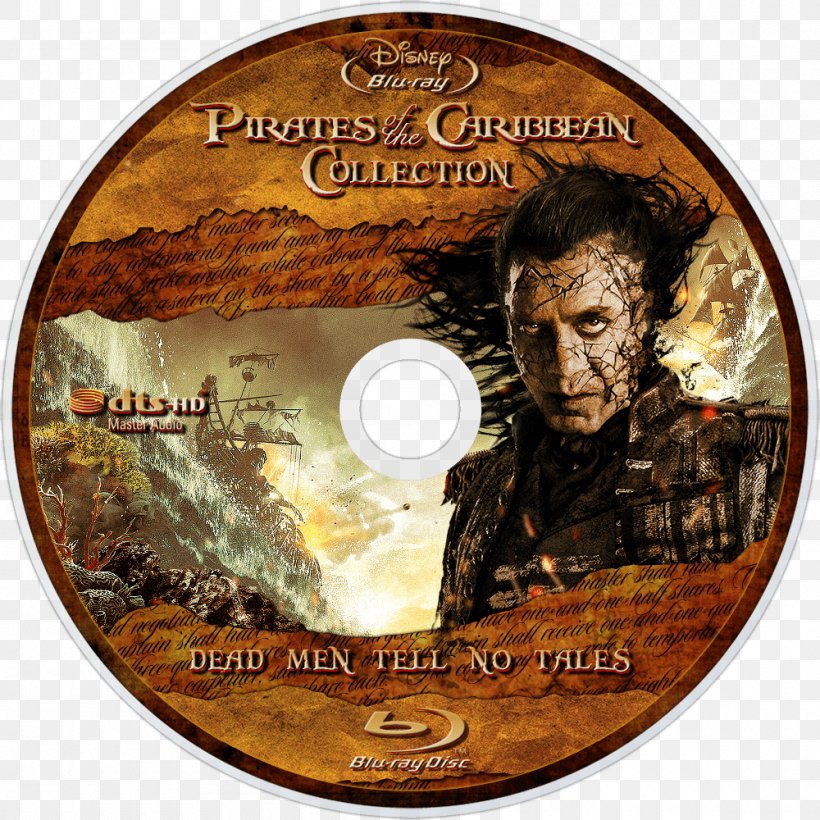 Pirates Of The Caribbean: Dead Men Tell No Tales Blu-ray Disc DVD Film, PNG, 1000x1000px, 2017, Bluray Disc, Compact Disc, Disk Image, Dvd Download Free