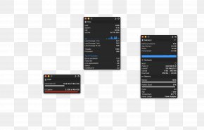 Menu - Screenshot System Monitor Menu Bar PNG