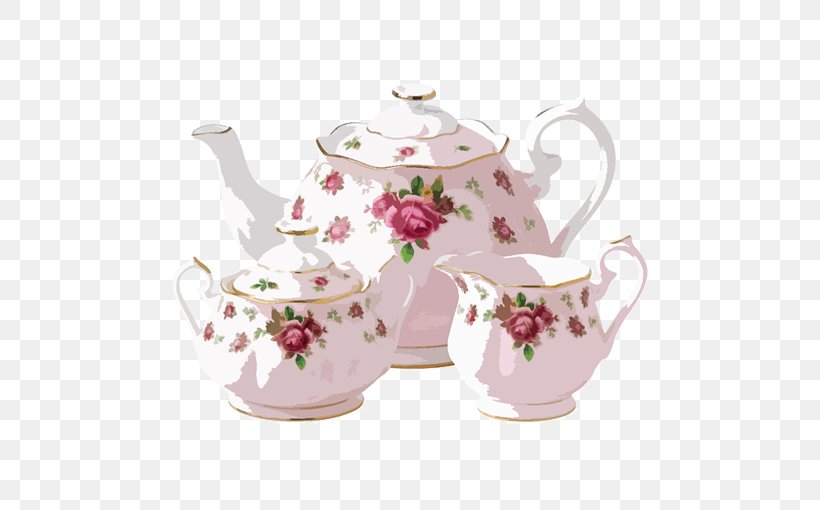 Tea Set Teapot Old Country Roses Bone China, PNG, 509x510px, Tea, Bone China, Ceramic, Chinese Tea, Creamer Download Free