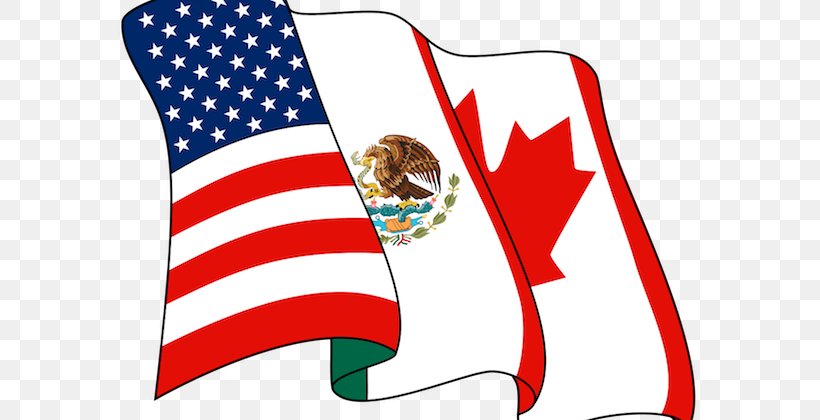 Canada Mexico United States 2026 FIFA World Cup North American Free Trade Agreement, PNG, 611x420px, 2026 Fifa World Cup, Canada, Area, Flag, Free Trade Download Free