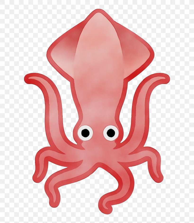 Octopus Giant Pacific Octopus Pink Octopus Seafood, PNG, 920x1062px, Watercolor, Giant Pacific Octopus, Octopus, Paint, Pink Download Free