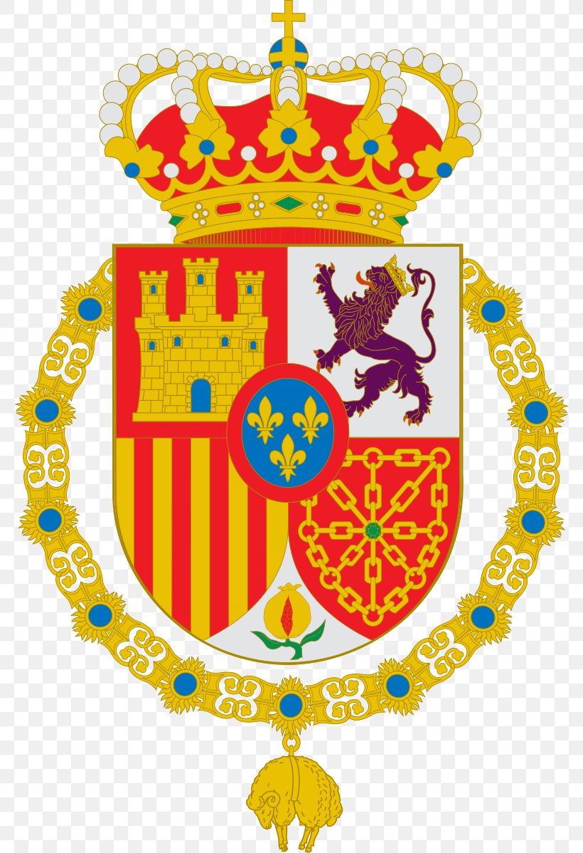 Coat Of Arms Of Spain House Of Bourbon Coat Of Arms Of The King Of Spain, PNG, 780x1198px, Spain, Area, Coat Of Arms, Coat Of Arms Of Portugal, Coat Of Arms Of Spain Download Free