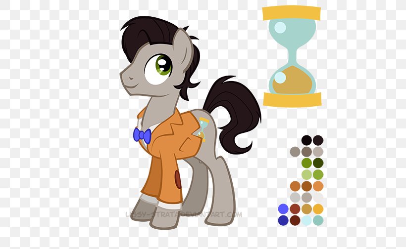 Pony The Doctor Eleventh Doctor Tenth Doctor Second Doctor, PNG, 504x504px, Pony, Animal Figure, Art, Cartoon, Cat Like Mammal Download Free