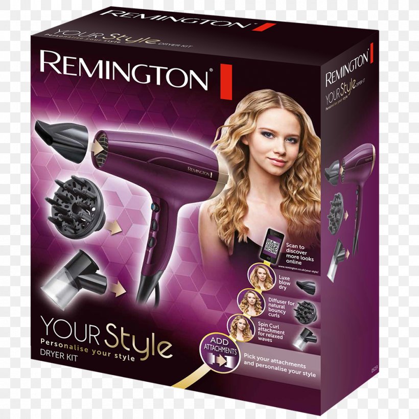Remington Remington Hair Dryer Hair Dryers Clothes Dryer Essiccatoio, PNG, 1000x1000px, Remington Remington Hair Dryer, Capelli, Clothes Dryer, Curl, Essiccatoio Download Free