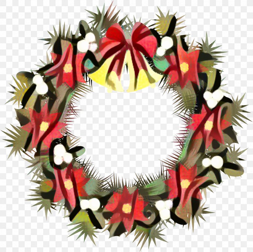 Christmas Ornament Wreath Flower Christmas Day, PNG, 1354x1347px, Christmas Ornament, Christmas Day, Christmas Decoration, Flower, Interior Design Download Free