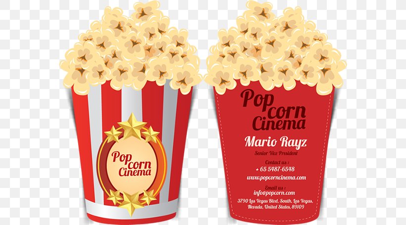 Microwave Popcorn Paper Business Cards Maize, PNG, 582x455px, Popcorn, Business Cards, Butter, Cake, Cinema Download Free