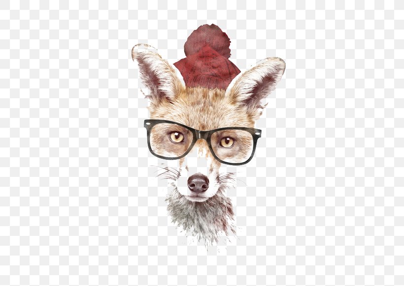 Mr. Fox 4 Colours Poster T-shirt, PNG, 582x582px, Mr Fox, Art, Beanie, Canvas Print, Carnivoran Download Free