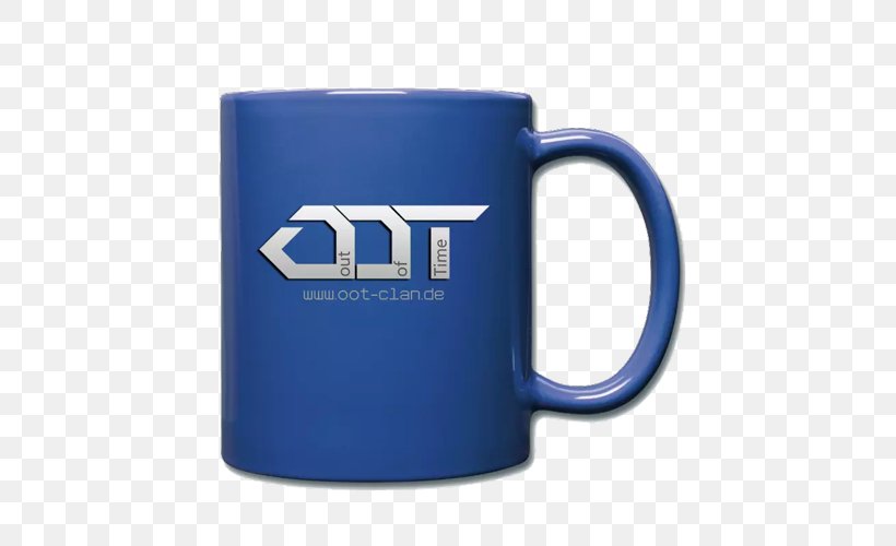 Mug Coffee Cup Ceramic T-shirt Teacup, PNG, 500x500px, Mug, Blue, Ceramic, Cobalt Blue, Coffee Cup Download Free