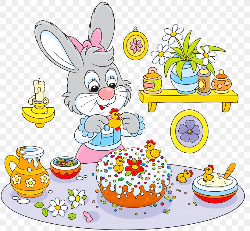 Easter Bunny Clip Art, PNG, 5000x4622px, Easter Bunny, Area, Artwork, Christmas, Cuisine Download Free