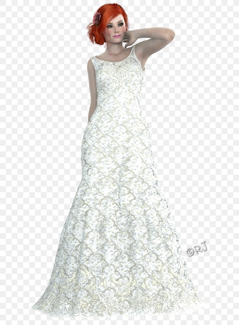 Wedding Dress Cocktail Dress Party Dress, PNG, 632x1116px, Watercolor, Cartoon, Flower, Frame, Heart Download Free