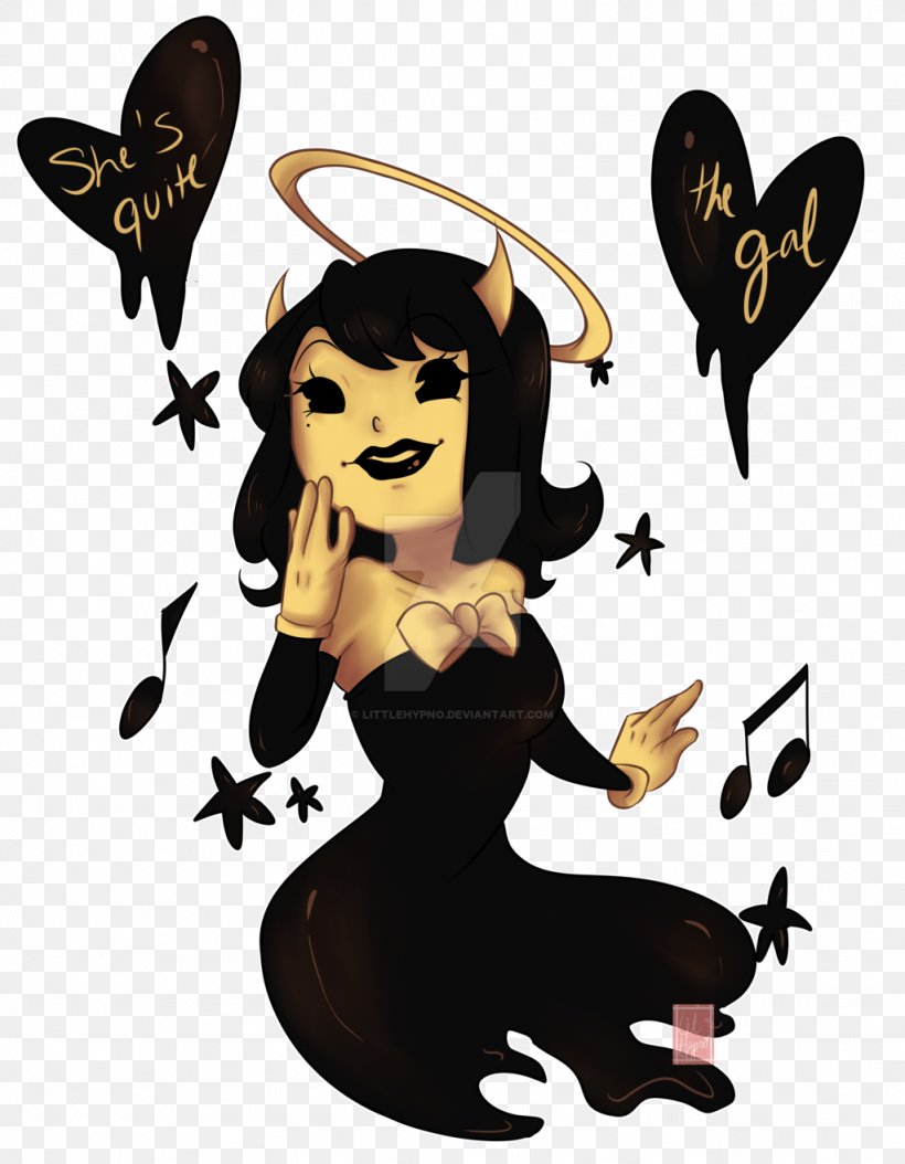 Bendy And The Ink Machine DeviantArt Drawing Image Angel, PNG, 1024x1317px, Bendy And The Ink Machine, Angel, Art, Butterfly, Demon Download Free