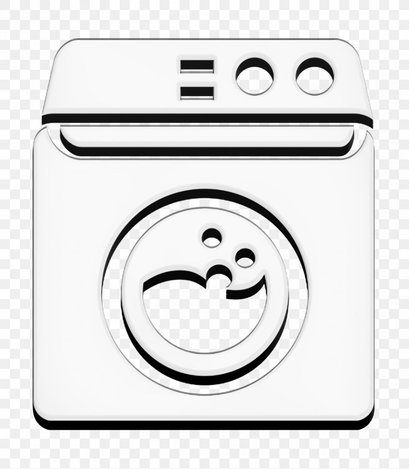Electronics Icon Wash Icon Washing Machine Icon, PNG, 880x1010px, Electronics Icon, Black, Cartoon, Emoticon, Facial Expression Download Free