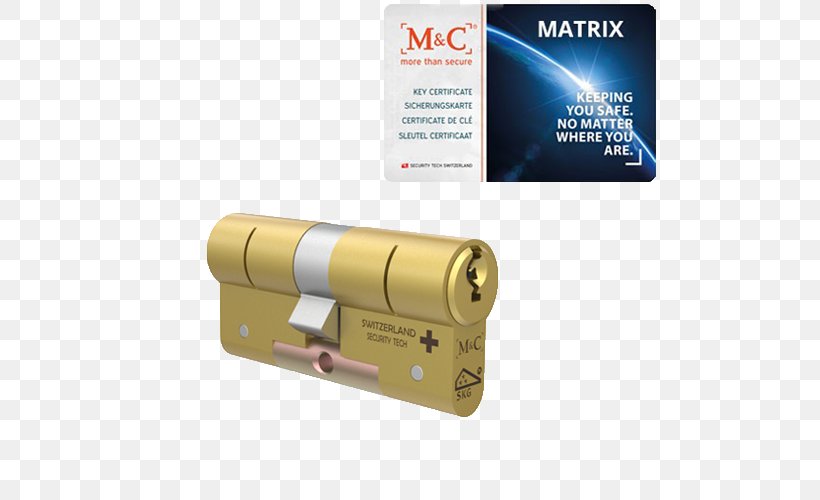 SKG Conference Matrix Cylinder Lock, PNG, 500x500px, Skg, Cylinder, Cylinder Lock, Door, Hardware Download Free