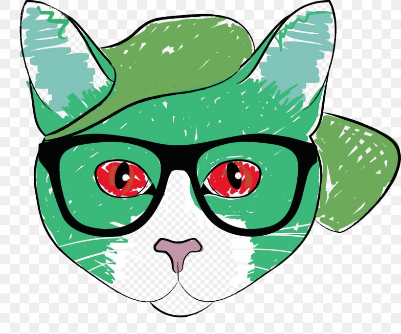 Cat Kitten Felidae Glasses Clip Art, PNG, 1200x1000px, Cat, Carnivoran, Cat Eye Glasses, Cat Like Mammal, Eyewear Download Free