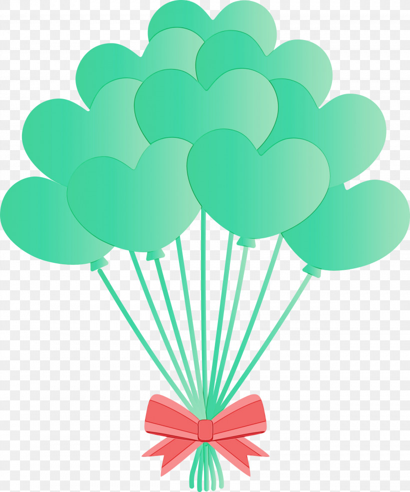Green Turquoise Plant Balloon Symbol, PNG, 2501x3000px, Balloon, Green, Paint, Plant, Symbol Download Free