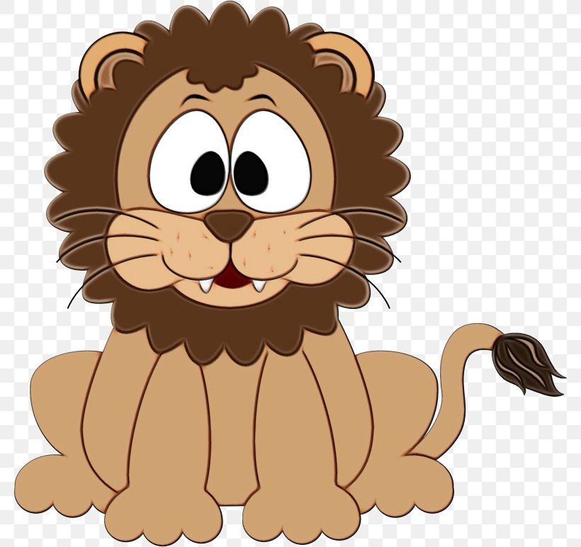 Lion Cartoon, PNG, 780x772px, Lion, Animal Figure, Animation, Brown, Cartoon Download Free
