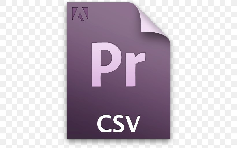 Adobe Premiere Pro Computer File Comma-separated Values, PNG, 512x512px, Adobe Premiere Pro, Adobe Systems, Brand, Commaseparated Values, Document Download Free