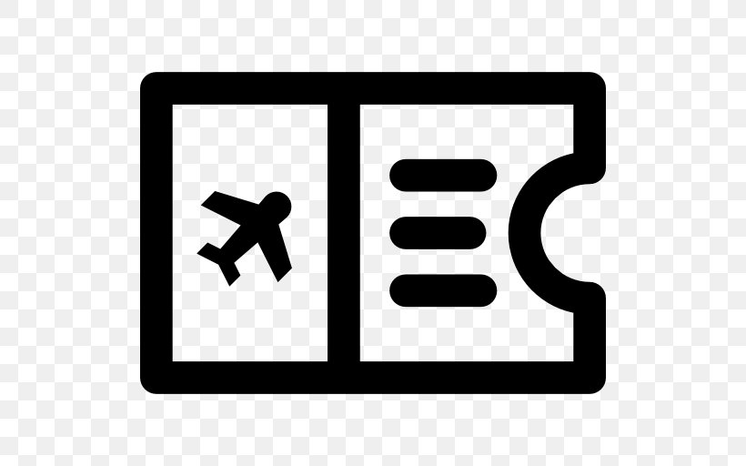 Airline Ticket Airplane, PNG, 512x512px, Airline Ticket, Airline, Airplane, Area, Brand Download Free