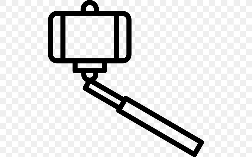 Selfie Stick Photography, PNG, 512x512px, Selfie, Area, Black And White, Camera Accessory, Hardware Download Free